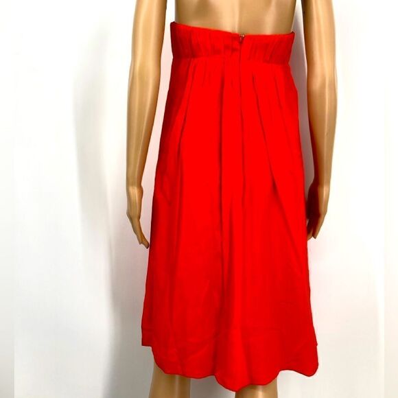 Kay Unger  100% Silk Red Dress Size 2 - Picture 5 of 12